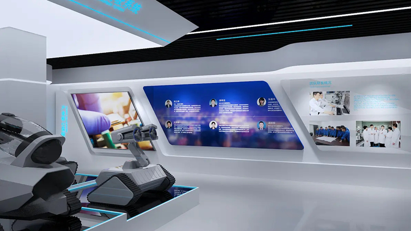 企业类多媒体智能展厅设计流程科普——以黑火石科技为例