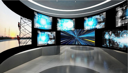 智能电网电力展馆多媒体解决方案 广告业务视角的创新融合